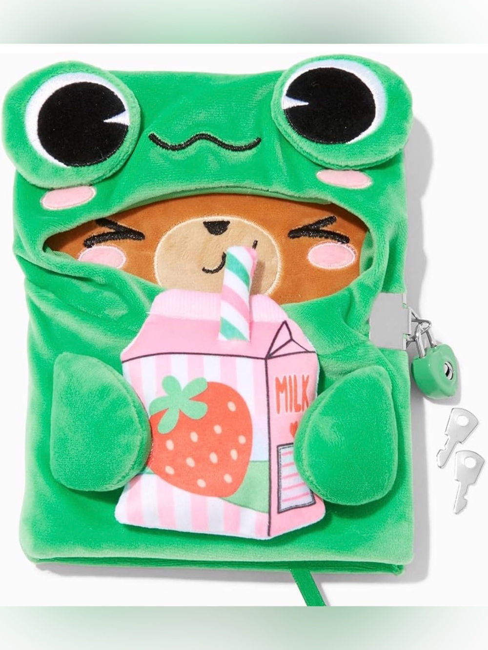 Claire’s Frog Journal - 6” x 5” x 1” - New! $20 Retail